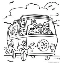 Dessin à colorier: Scooby doo (Dessins animés et séries animées) #31698 - Coloriages à Imprimer Gratuits