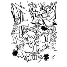 Dessin à colorier: Scooby doo (Dessins animés et séries animées) #31717 - Coloriages à Imprimer Gratuits
