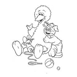 Dessin à colorier: Sesame street (Dessins animés et séries animées) #32103 - Coloriages à Imprimer Gratuits