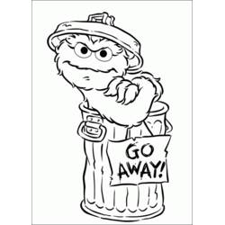 Dessin à colorier: Sesame street (Dessins animés et séries animées) #32106 - Coloriages à Imprimer Gratuits