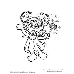 Dessin à colorier: Sesame street (Dessins animés et séries animées) #32160 - Coloriages à Imprimer Gratuits