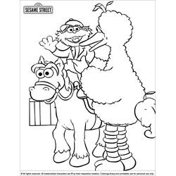 Dessin à colorier: Sesame street (Dessins animés et séries animées) #32223 - Coloriages à Imprimer Gratuits