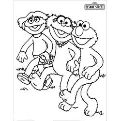 Dessin à colorier: Sesame street (Dessins animés et séries animées) #32250 - Coloriages à Imprimer Gratuits
