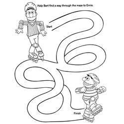 Dessin à colorier: Sesame street (Dessins animés et séries animées) #32251 - Coloriages à Imprimer Gratuits