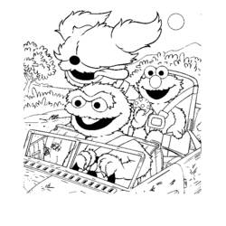 Dessin à colorier: Sesame street (Dessins animés et séries animées) #32267 - Coloriages à Imprimer Gratuits