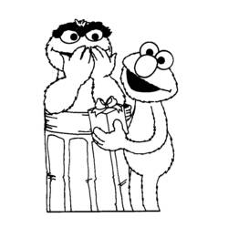 Dessin à colorier: Sesame street (Dessins animés et séries animées) #32283 - Coloriages à Imprimer Gratuits