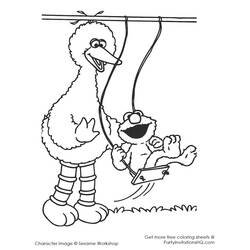Dessin à colorier: Sesame street (Dessins animés et séries animées) #32302 - Coloriages à Imprimer Gratuits