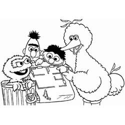 Dessin à colorier: Sesame street (Dessins animés et séries animées) #32327 - Coloriages à Imprimer Gratuits