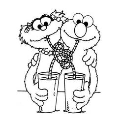 Dessin à colorier: Sesame street (Dessins animés et séries animées) #32329 - Coloriages à Imprimer Gratuits