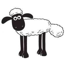 Dessin à colorier: Shaun le Mouton (Dessins animés et séries animées) #209535 - Coloriages à Imprimer Gratuits