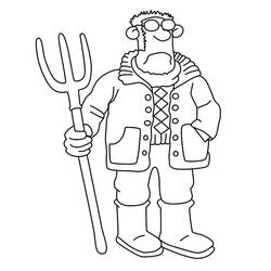 Dessin à colorier: Shaun le Mouton (Dessins animés et séries animées) #209542 - Coloriages à Imprimer Gratuits