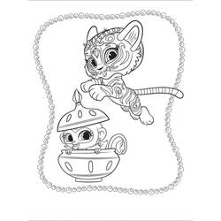 Dessin à colorier: Shimmer et Shine (Dessins animés et séries animées) #196171 - Coloriages à Imprimer Gratuits