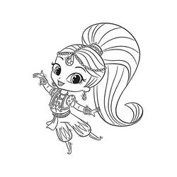 Dessin à colorier: Shimmer et Shine (Dessins animés et séries animées) #196177 - Coloriages à Imprimer Gratuits