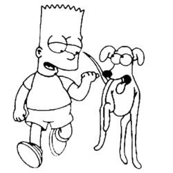 Dessin à colorier: Simpson (Dessins animés et séries animées) #23797 - Coloriages à Imprimer Gratuits