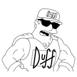 Dessin à colorier: Simpson (Dessins animés et séries animées) #23858 - Coloriages à Imprimer Gratuits