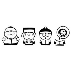 Dessin à colorier: South Park (Dessins animés et séries animées) #31242 - Coloriages à Imprimer Gratuits