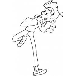 Dessin à colorier: Spirou (Dessins animés et séries animées) #30516 - Coloriages à Imprimer Gratuits