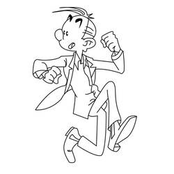 Dessin à colorier: Spirou et Fantasio (Dessins animés et séries animées) #182507 - Coloriages à Imprimer Gratuits