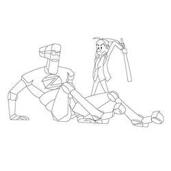 Dessin à colorier: Spirou et Fantasio (Dessins animés et séries animées) #182512 - Coloriages à Imprimer Gratuits