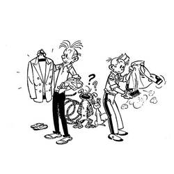 Dessin à colorier: Spirou et Fantasio (Dessins animés et séries animées) #182513 - Coloriages à Imprimer Gratuits