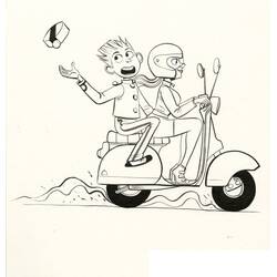 Dessin à colorier: Spirou et Fantasio (Dessins animés et séries animées) #182517 - Coloriages à Imprimer Gratuits