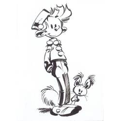 Dessin à colorier: Spirou et Fantasio (Dessins animés et séries animées) #182518 - Coloriages à Imprimer Gratuits