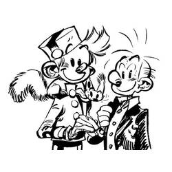 Dessin à colorier: Spirou et Fantasio (Dessins animés et séries animées) #182519 - Coloriages à Imprimer Gratuits