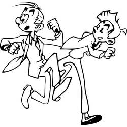 Dessin à colorier: Spirou et Fantasio (Dessins animés et séries animées) #182521 - Coloriages à Imprimer Gratuits