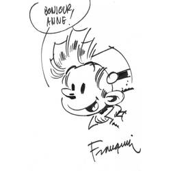 Dessin à colorier: Spirou et Fantasio (Dessins animés et séries animées) #182530 - Coloriages à Imprimer Gratuits