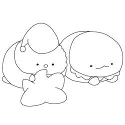 Dessin à colorier: Sumikko Gurashi (Dessins animés et séries animées) #211490 - Coloriages à Imprimer Gratuits