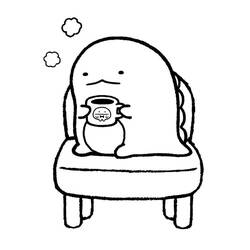 Dessin à colorier: Sumikko Gurashi (Dessins animés et séries animées) #211498 - Coloriages à Imprimer Gratuits