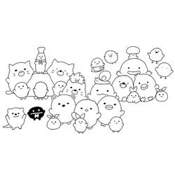 Dessin à colorier: Sumikko Gurashi (Dessins animés et séries animées) #211508 - Coloriages à Imprimer Gratuits