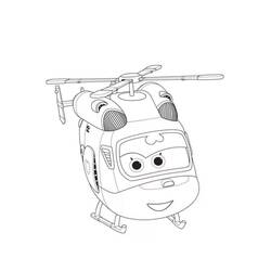 Dessin à colorier: Super Wings (Dessins animés et séries animées) #196615 - Coloriages à Imprimer Gratuits