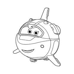 Dessin à colorier: Super Wings (Dessins animés et séries animées) #196617 - Coloriages à Imprimer Gratuits
