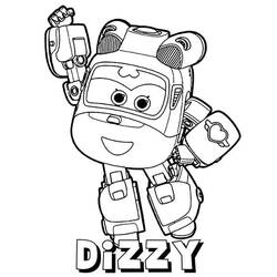 Dessin à colorier: Super Wings (Dessins animés et séries animées) #196625 - Coloriages à Imprimer Gratuits