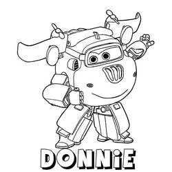 Dessin à colorier: Super Wings (Dessins animés et séries animées) #196627 - Coloriages à Imprimer Gratuits