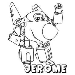 Dessin à colorier: Super Wings (Dessins animés et séries animées) #196635 - Coloriages à Imprimer Gratuits