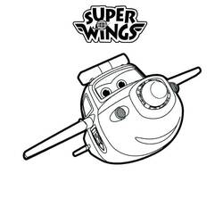 Dessin à colorier: Super Wings (Dessins animés et séries animées) #196644 - Coloriages à Imprimer Gratuits