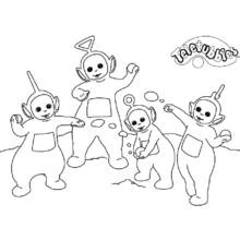Dessin à colorier: Télétubbies (Dessins animés et séries animées) #49666 - Coloriages à Imprimer Gratuits