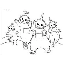 Dessin à colorier: Télétubbies (Dessins animés et séries animées) #49677 - Coloriages à Imprimer Gratuits