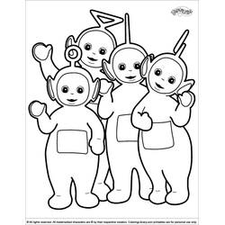 Dessin à colorier: Télétubbies (Dessins animés et séries animées) #49683 - Coloriages à Imprimer Gratuits