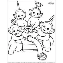 Dessin à colorier: Télétubbies (Dessins animés et séries animées) #49718 - Coloriages à Imprimer Gratuits