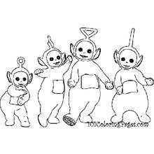 Dessin à colorier: Télétubbies (Dessins animés et séries animées) #49729 - Coloriages à Imprimer Gratuits