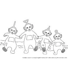 Dessin à colorier: Télétubbies (Dessins animés et séries animées) #49809 - Coloriages à Imprimer Gratuits