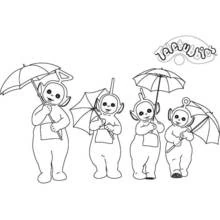Dessin à colorier: Télétubbies (Dessins animés et séries animées) #49941 - Coloriages à Imprimer Gratuits