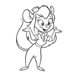 Dessin à colorier: Tic et Tac pour enfant (Dessins animés et séries animées) #185803 - Coloriages à Imprimer Gratuits