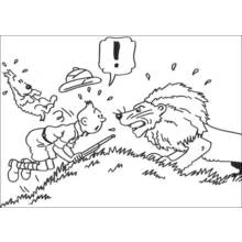 Dessin à colorier: Tintin (Dessins animés et séries animées) #25743 - Coloriages à Imprimer Gratuits