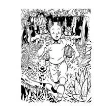 Dessin à colorier: Tintin (Dessins animés et séries animées) #25780 - Coloriages à Imprimer Gratuits