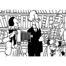 Dessin à colorier: Tintin (Dessins animés et séries animées) #25789 - Coloriages à Imprimer Gratuits