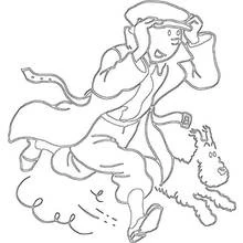 Dessin à colorier: Tintin (Dessins animés et séries animées) #25828 - Coloriages à Imprimer Gratuits
